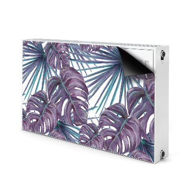 Magnetisk radiatorkåpa Monstera lämnar