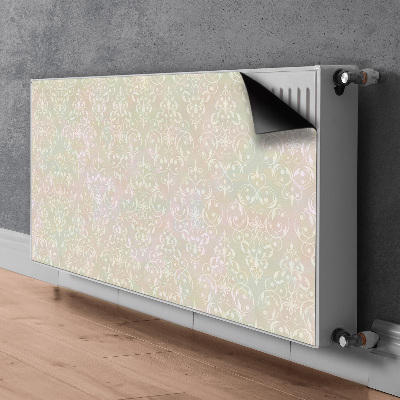Magnetiskt radiatorskydd Vintage gyllene mönster