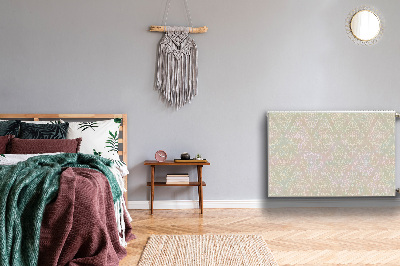 Magnetiskt radiatorskydd Vintage gyllene mönster