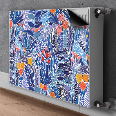 Magnetiskt radiatorskydd Tropisk vegetation