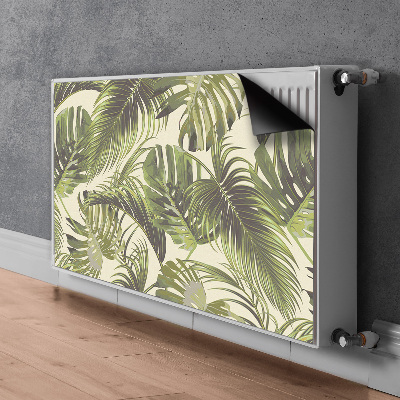 Magnetiskt radiatorskydd Tropiska löv