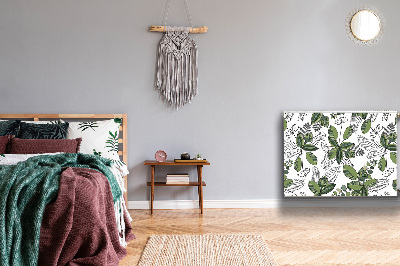 Magnetiskt radiatorskydd Botaniskt mönster