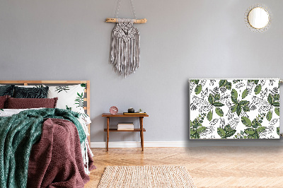 Magnetiskt radiatorskydd Botaniskt mönster