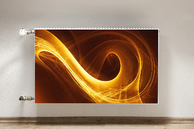 Magnetisk radiatorkåpa Vågig låga