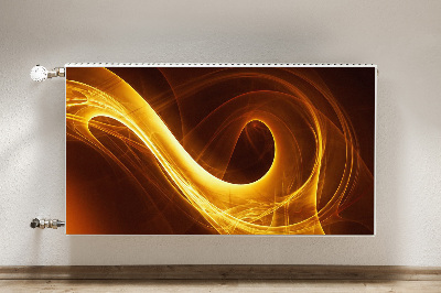 Magnetisk radiatorkåpa Vågig låga