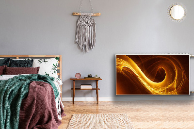 Magnetisk radiatorkåpa Vågig låga