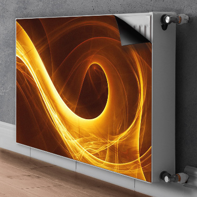Magnetisk radiatorkåpa Vågig låga