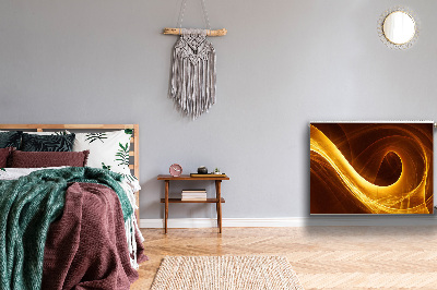 Magnetisk radiatorkåpa Vågig låga