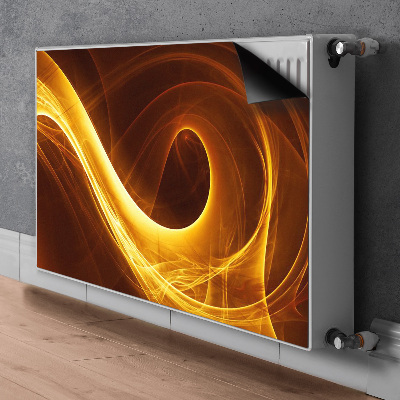Magnetisk radiatorkåpa Vågig låga