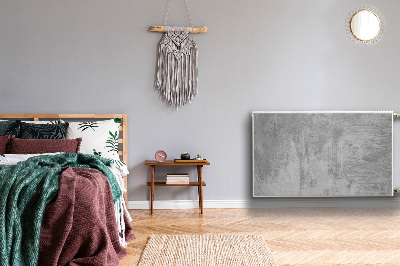 Magnetisk radiatorkåpa Grå betong