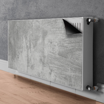 Magnetisk radiatorkåpa Grå betong