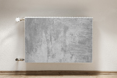 Magnetisk radiatorkåpa Grå betong