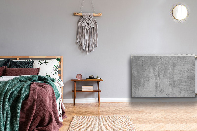 Magnetisk radiatorkåpa Grå betong