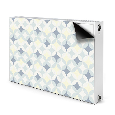 Magnetisk radiatorkåpa Retro mönster