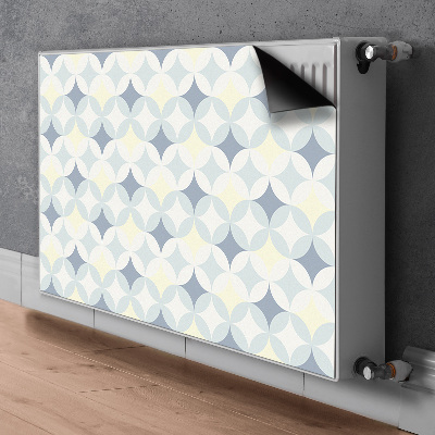 Magnetisk radiatorkåpa Retro mönster
