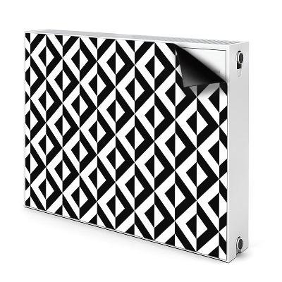 Magnetiskt radiatorskydd Geometrisk illusion