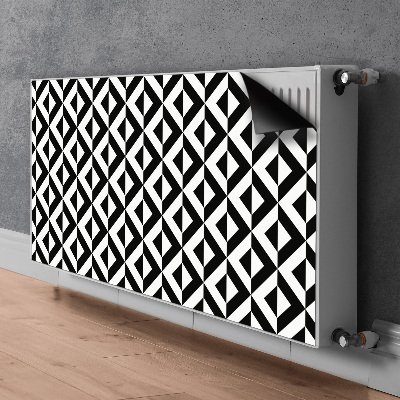 Magnetiskt radiatorskydd Geometrisk illusion