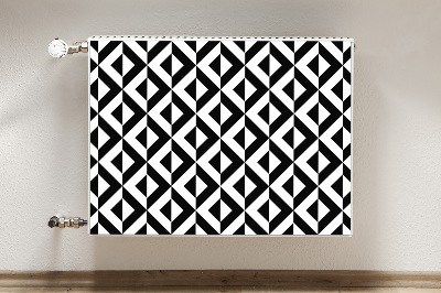 Magnetiskt radiatorskydd Geometrisk illusion