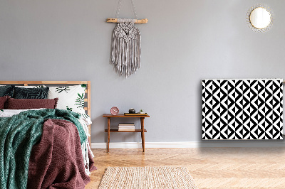 Magnetiskt radiatorskydd Geometrisk illusion