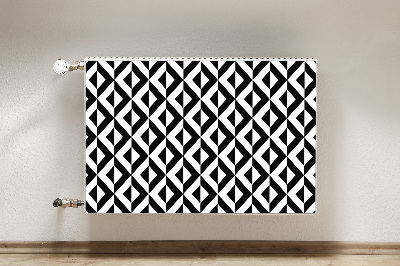 Magnetiskt radiatorskydd Geometrisk illusion