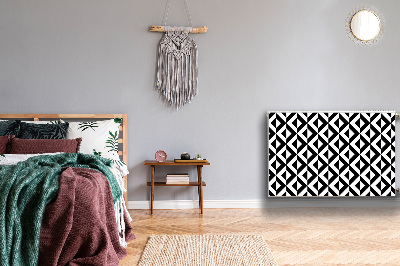 Magnetiskt radiatorskydd Geometrisk illusion