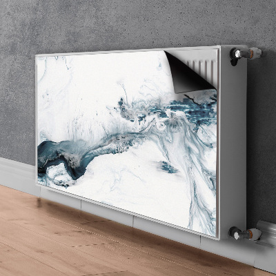 Magnetisk radiatorkåpa Vinter abstraktion