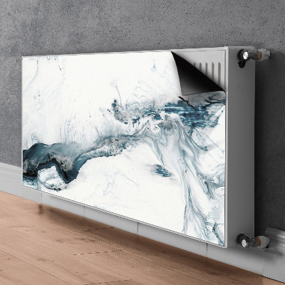 Magnetisk radiatorkåpa Vinter abstraktion