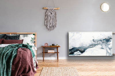 Magnetisk radiatorkåpa Vinter abstraktion