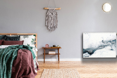 Magnetisk radiatorkåpa Vinter abstraktion