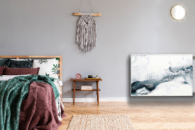 Magnetisk radiatorkåpa Vinter abstraktion