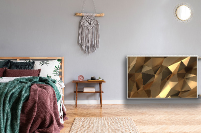 Magnetisk radiatorkåpa Guldfolie