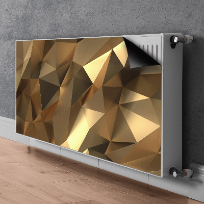Magnetisk radiatorkåpa Guldfolie