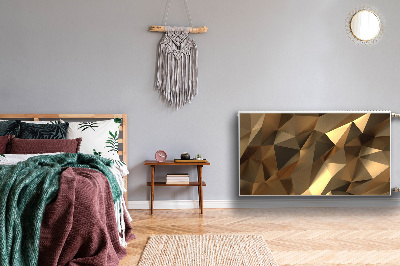 Magnetisk radiatorkåpa Guldfolie