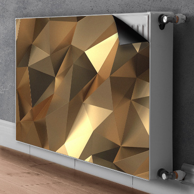 Magnetisk radiatorkåpa Guldfolie