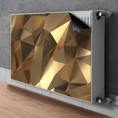 Magnetisk radiatorkåpa Guldfolie