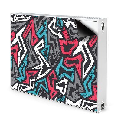 Magnetisk radiatorkåpa Graffiti