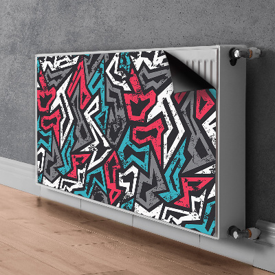 Magnetisk radiatorkåpa Graffiti