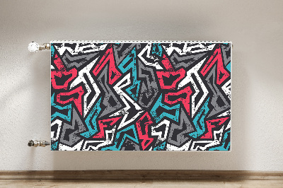Magnetisk radiatorkåpa Graffiti