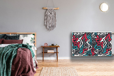 Magnetisk radiatorkåpa Graffiti