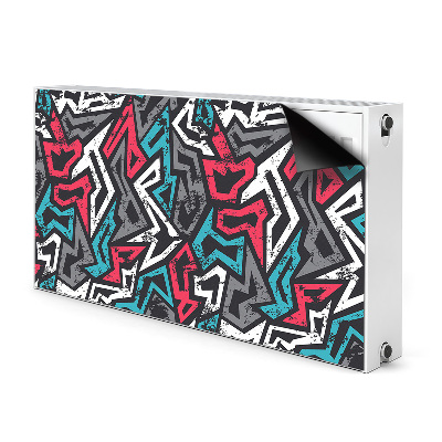 Magnetisk radiatorkåpa Graffiti