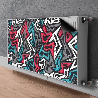 Magnetisk radiatorkåpa Graffiti