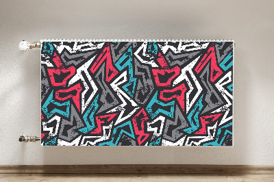 Magnetisk radiatorkåpa Graffiti