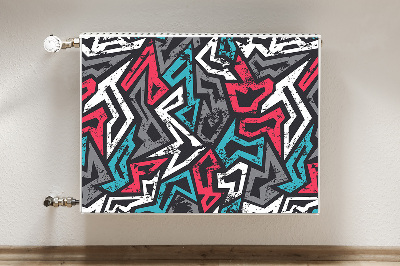 Magnetisk radiatorkåpa Graffiti