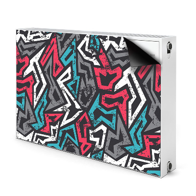 Magnetisk radiatorkåpa Graffiti