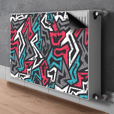Magnetisk radiatorkåpa Graffiti