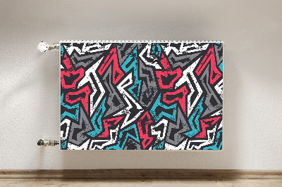Magnetisk radiatorkåpa Graffiti