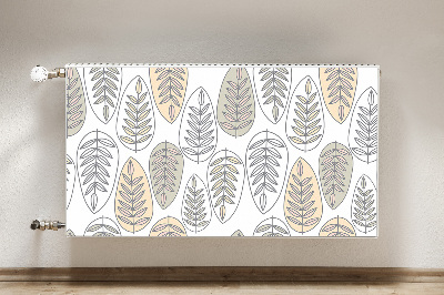 Magnetiskt radiatorskydd Lämnar grafik