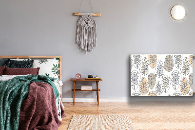 Magnetiskt radiatorskydd Lämnar grafik