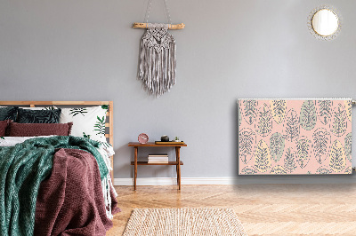 Magnetiskt radiatorskydd Färgglada löv