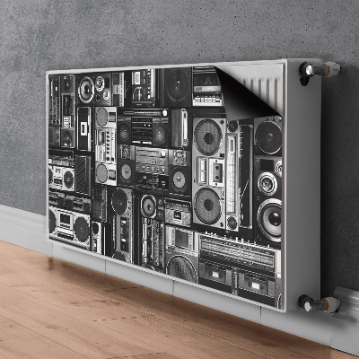 Magnetisk radiatorkåpa Old school boom box